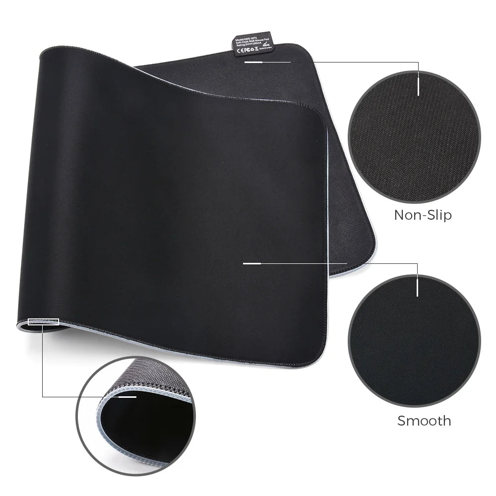 LED Light Mousepad RGB Keyboard