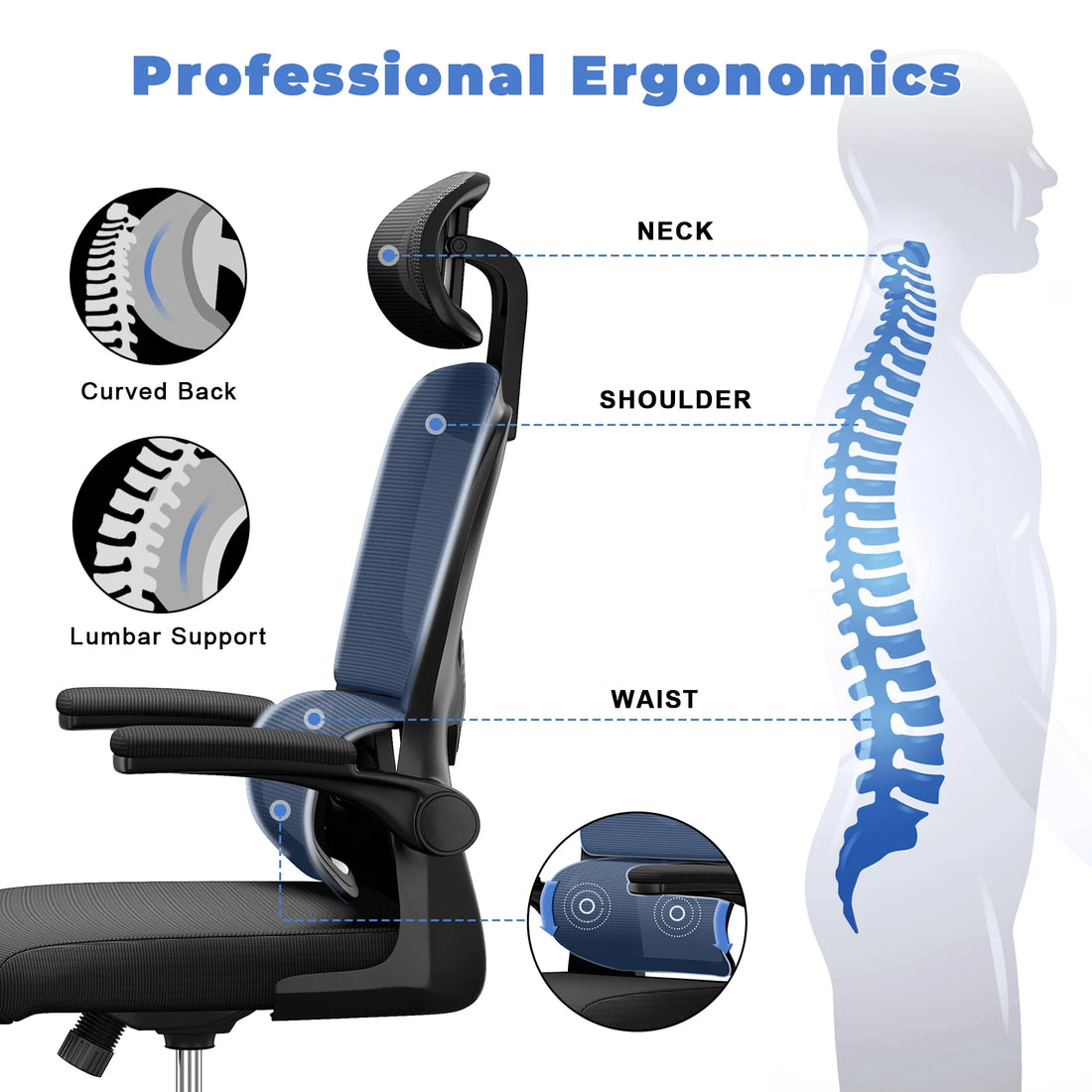 Ergonomic Office Mesh Chair