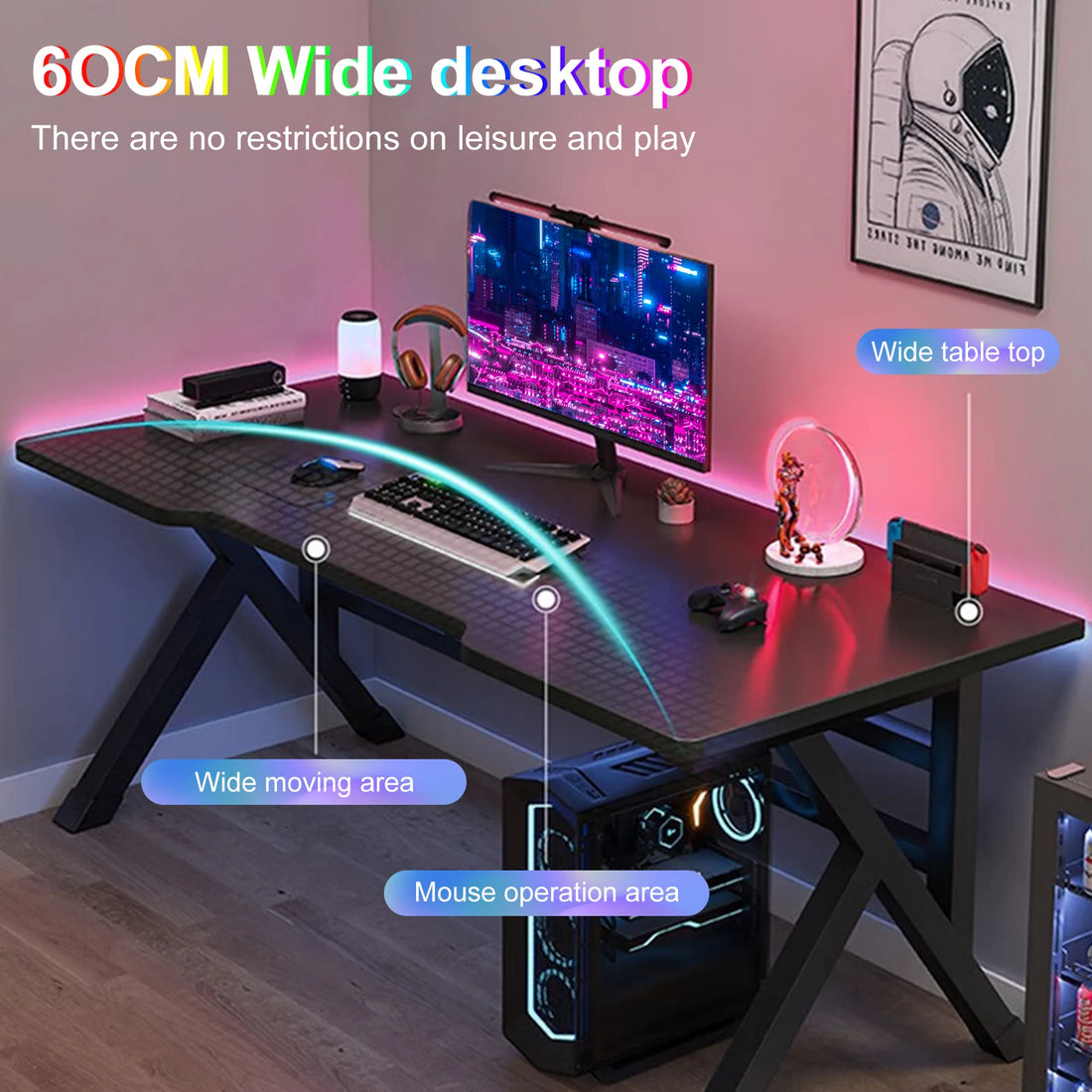 Rectangle Shaped Desk Corner Computer Desk